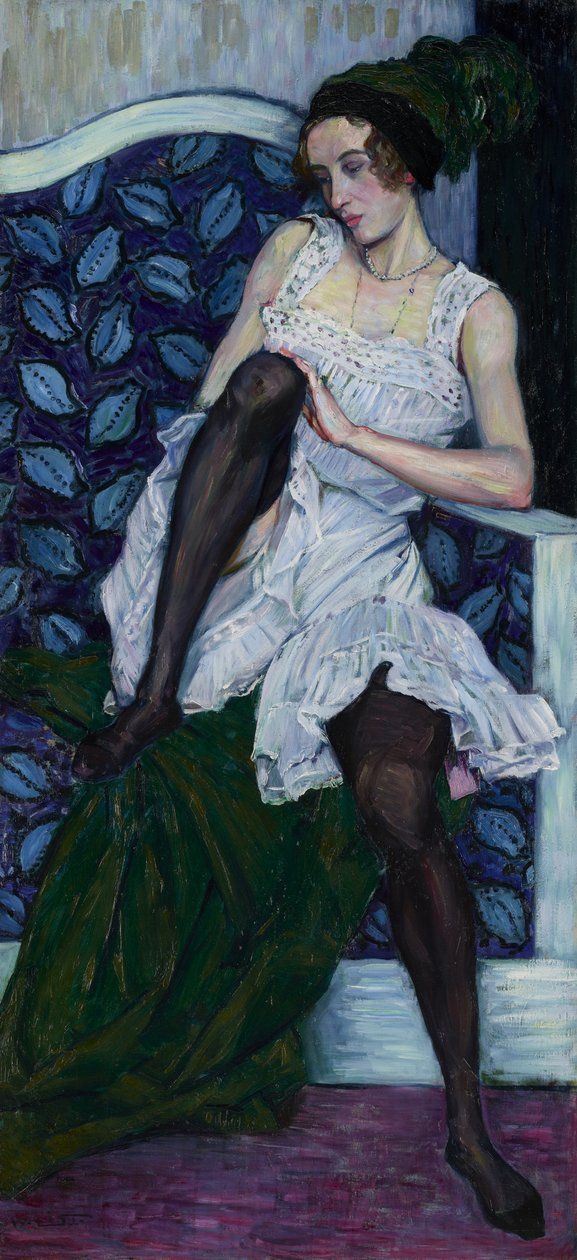 Fiatal nő alsóneműben, 1910–1911 körül (olaj, vászon) alkotó: Wilhelm List