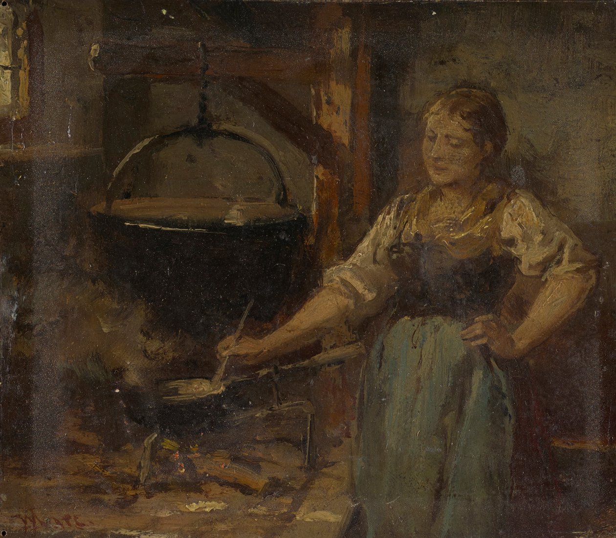 Parasztbelső alkotó: Wilhelm Marc