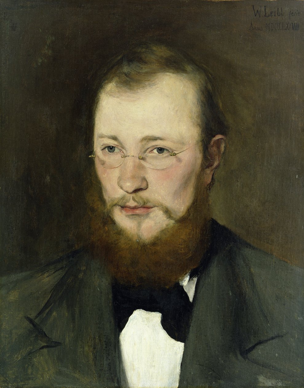 Friedrich Rauert, 1877 (tempera, vászon) alkotó: Wilhelm Maria Hubertus Leibl