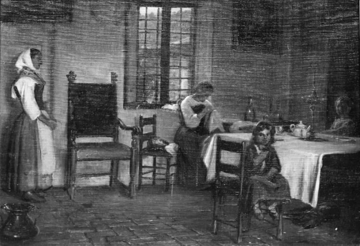 Olasz enteriőr alkotó: Wilhelm Marstrand