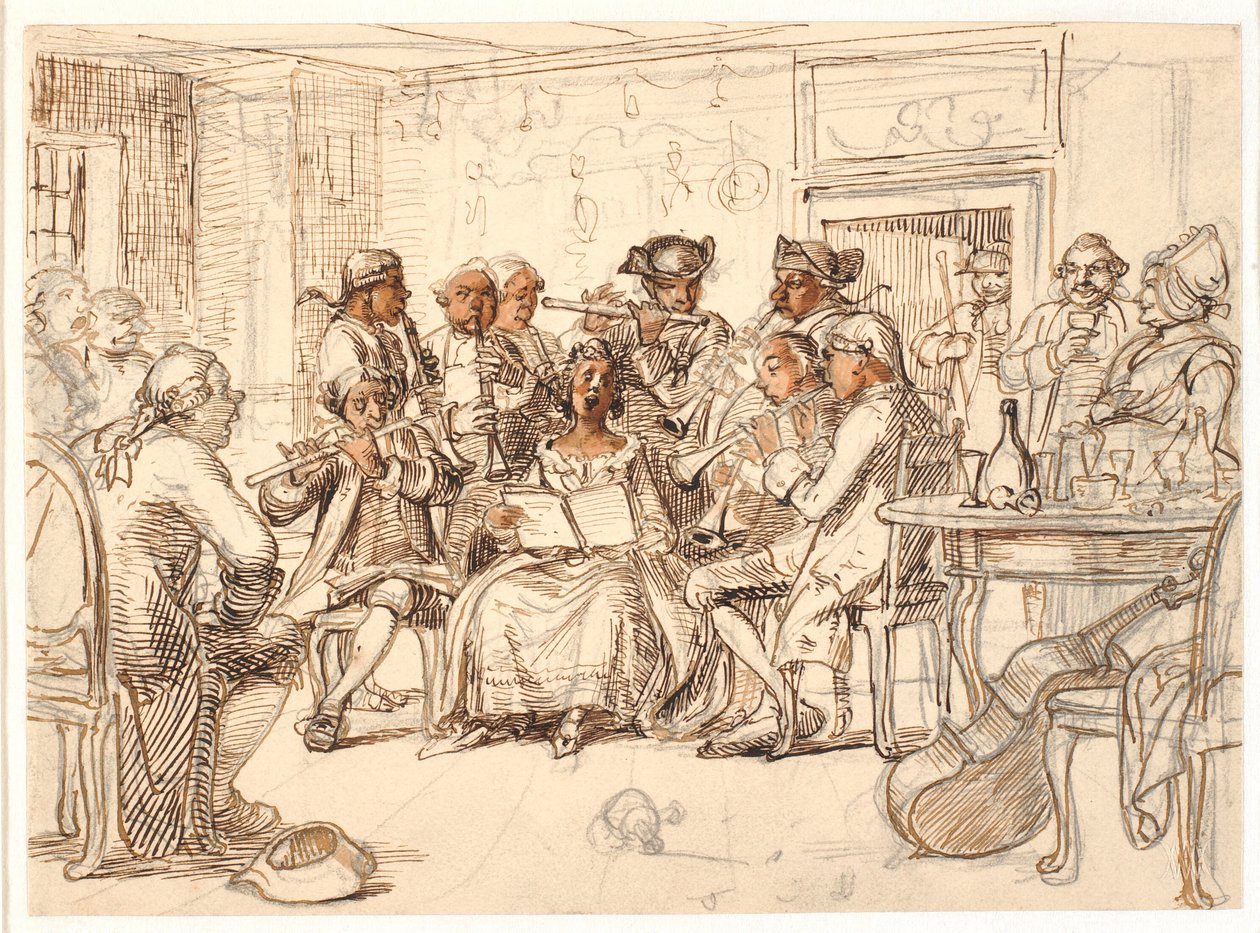 Bellman motívuma: A koncert a „3 Byttorban”, Fredman 2. sz. 51 alkotó: Wilhelm Marstrand
