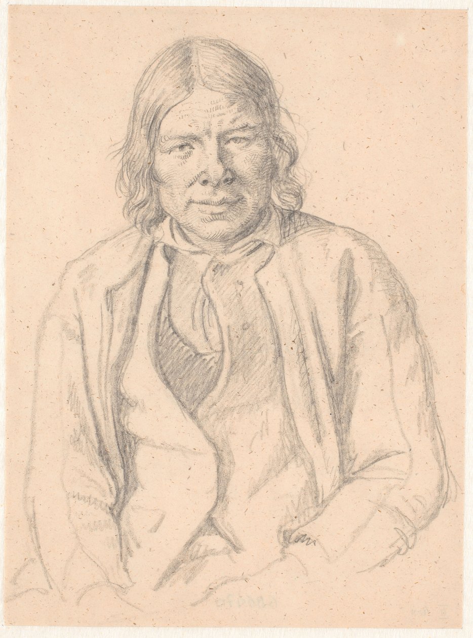 Egy svéd farmer mellszobra alkotó: Wilhelm Marstrand