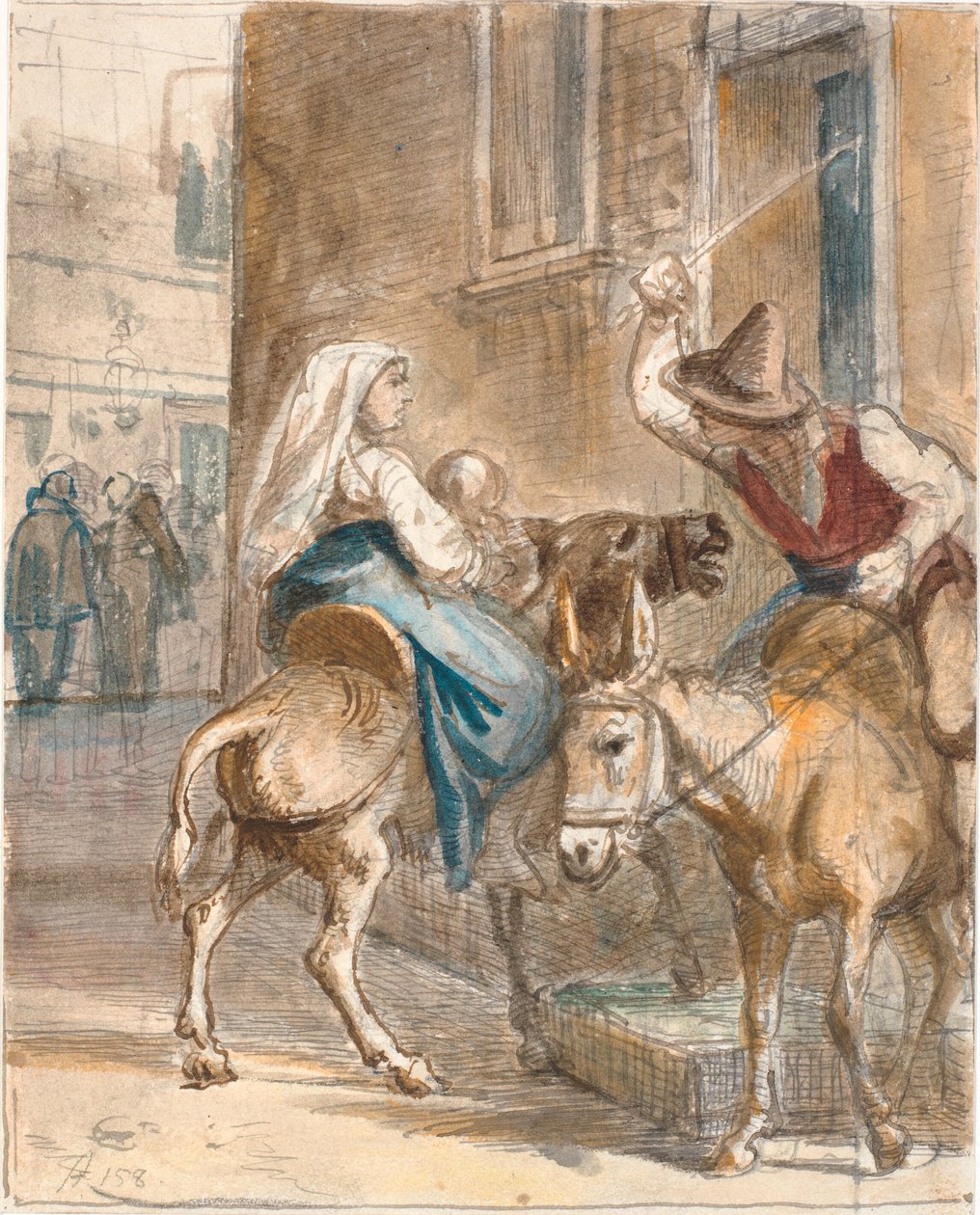 A makacs szamár alkotó: Wilhelm Marstrand