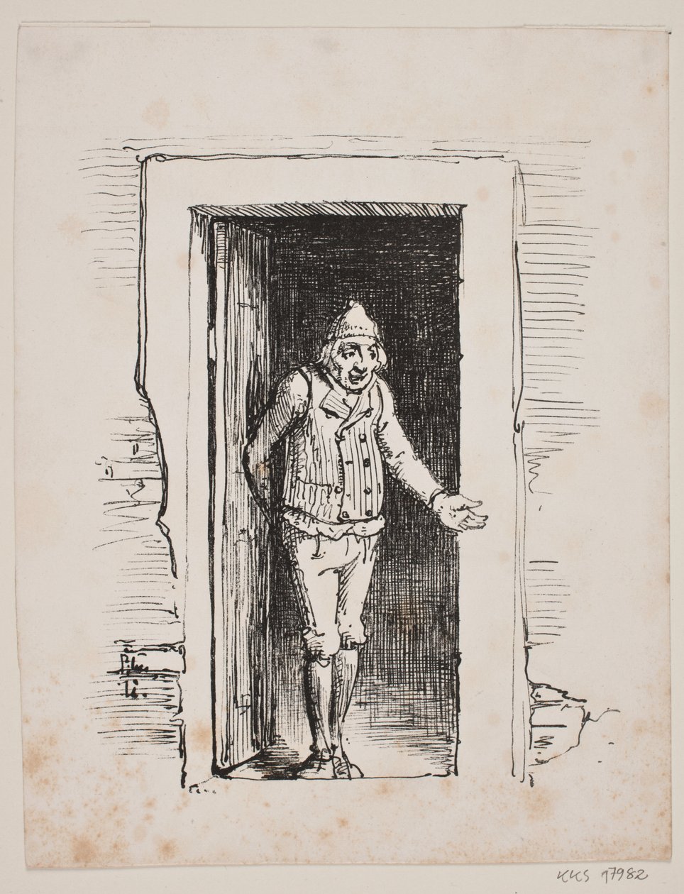 A tyúkok etetése alkotó: Wilhelm Marstrand