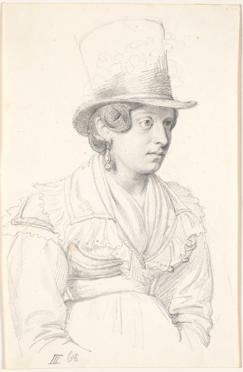 Olasz nő cilinderrel alkotó: Wilhelm Marstrand