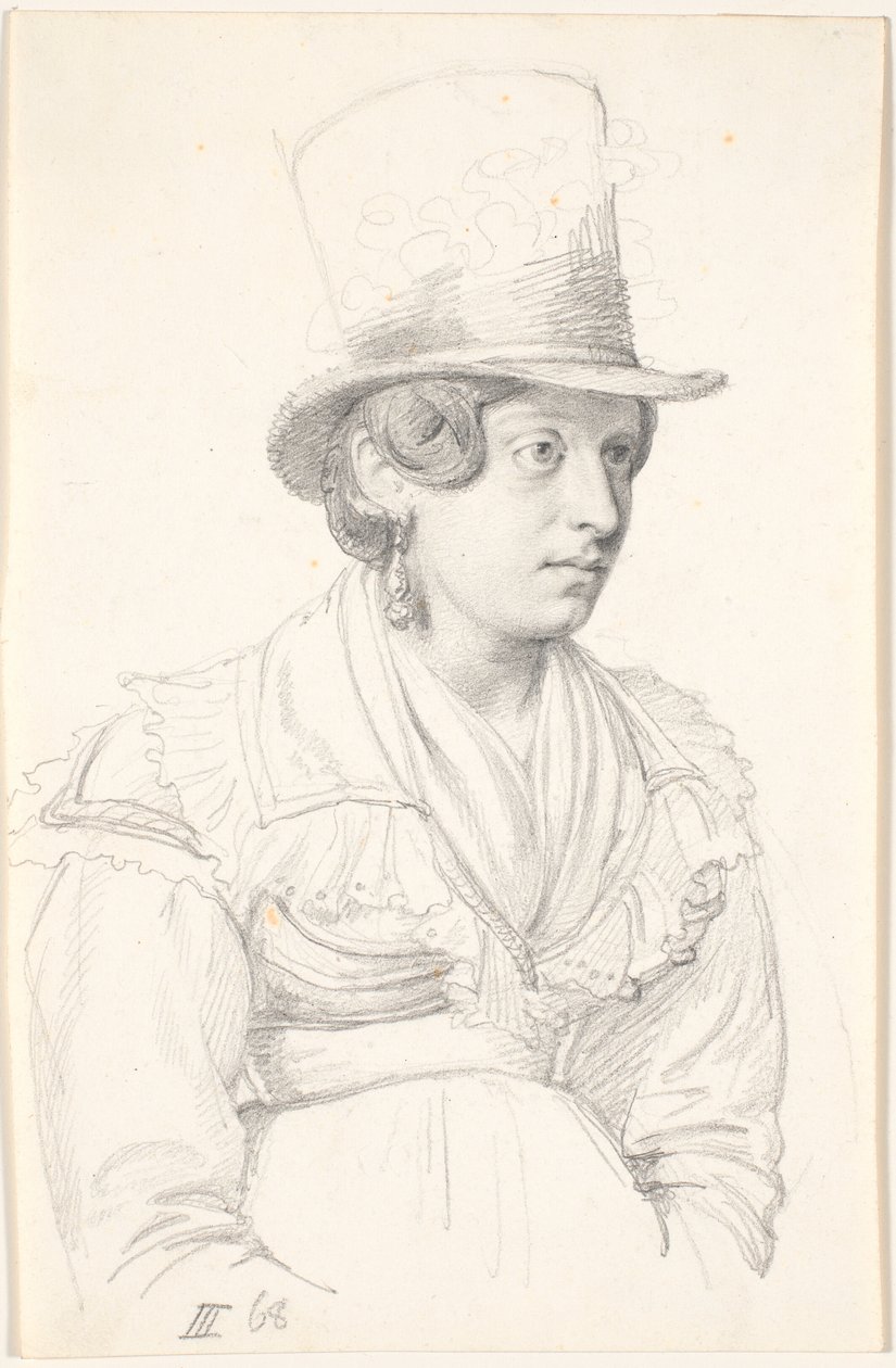 Olasz nő cilinderrel alkotó: Wilhelm Marstrand