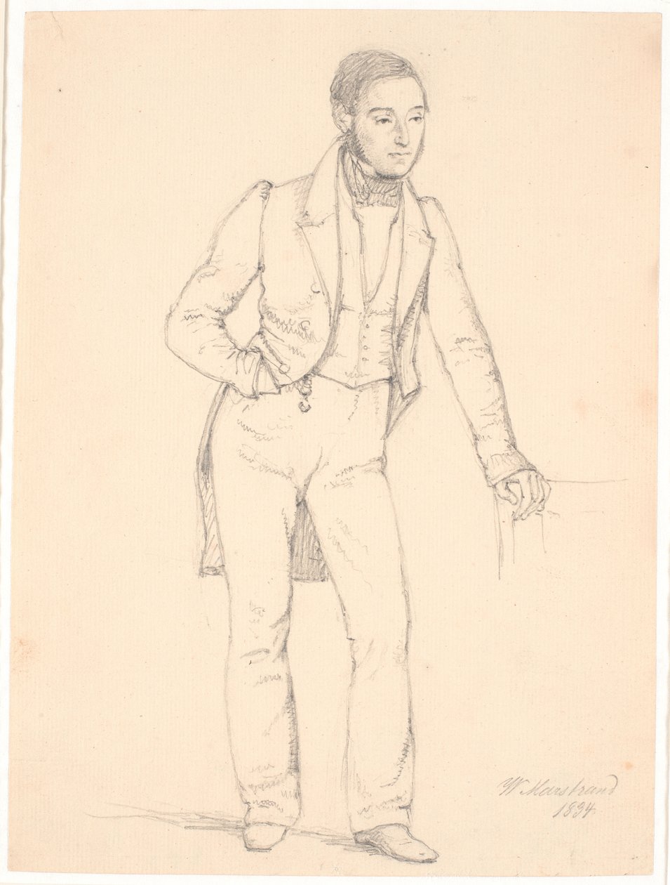 Johan Frederik Frølich koncertmester alkotó: Wilhelm Marstrand