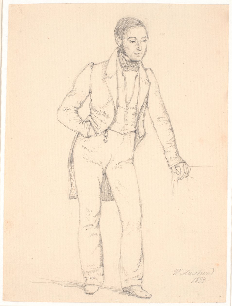 Johan Frederik Frølich koncertmester alkotó: Wilhelm Marstrand