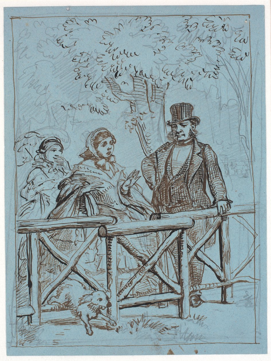 A krinolin nehézségei alkotó: Wilhelm Marstrand