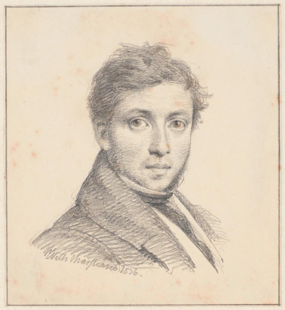 C. Købke portréja alkotó: Wilhelm Marstrand