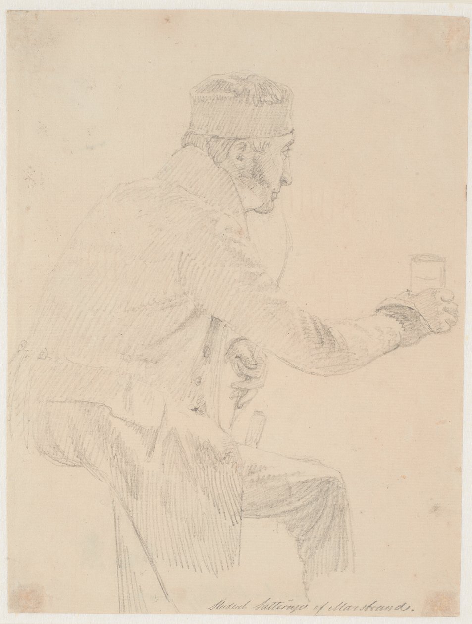 "Student Satterup by Marstrand" alkotó: Wilhelm Marstrand