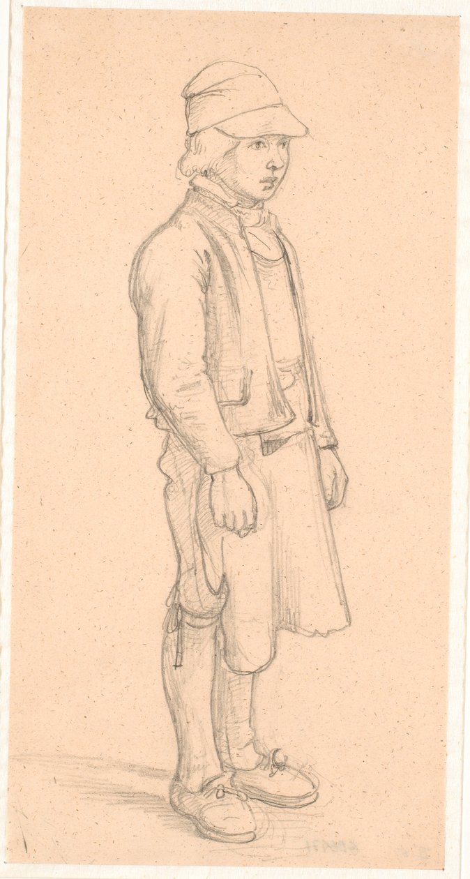 Svéd fiú sapkával alkotó: Wilhelm Marstrand