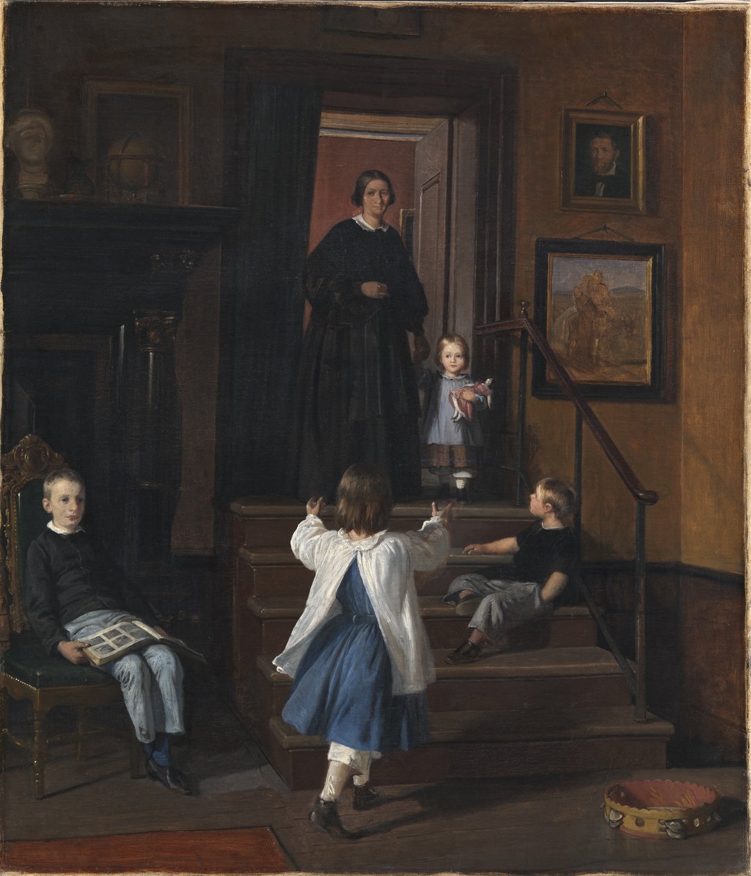 A művész családja alkotó: Wilhelm Marstrand