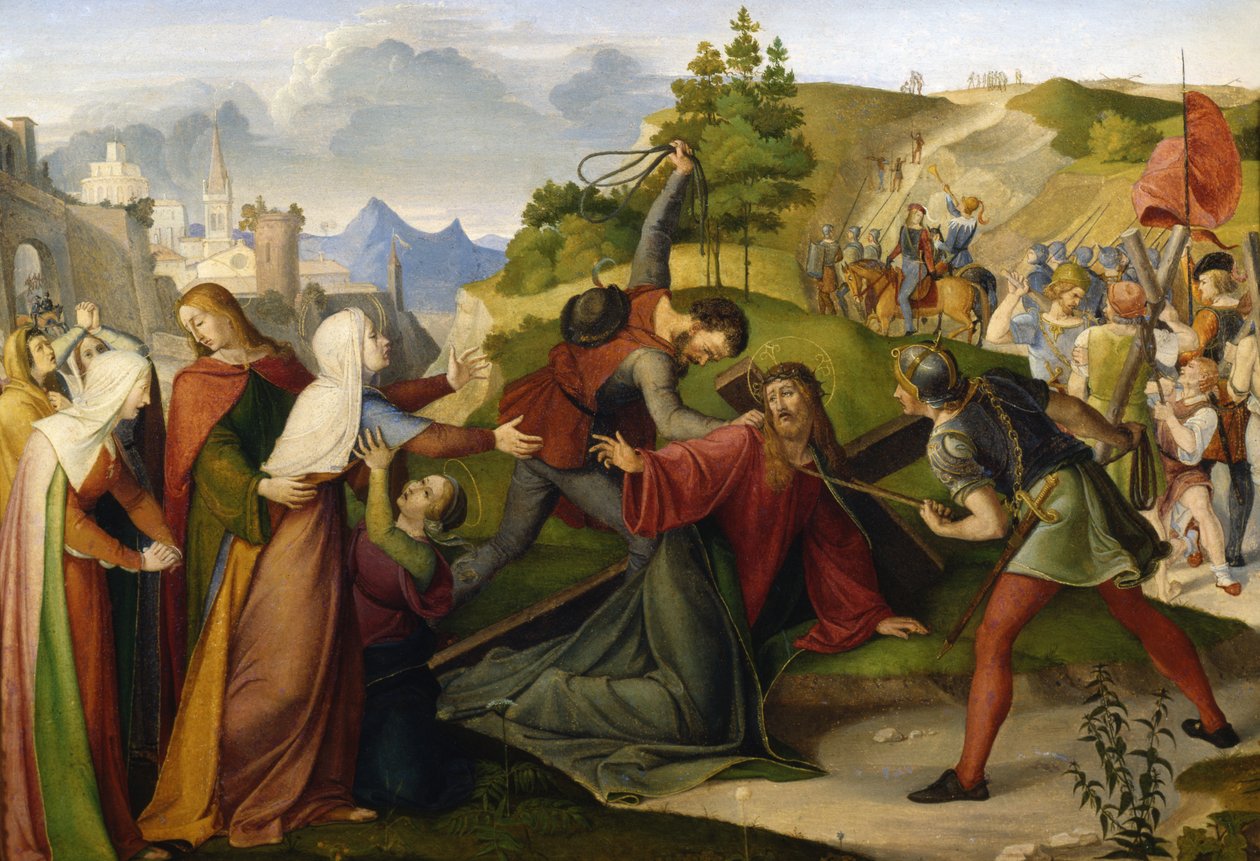 A keresztút, 1817 alkotó: Friedrich Wilhelm von Schadow