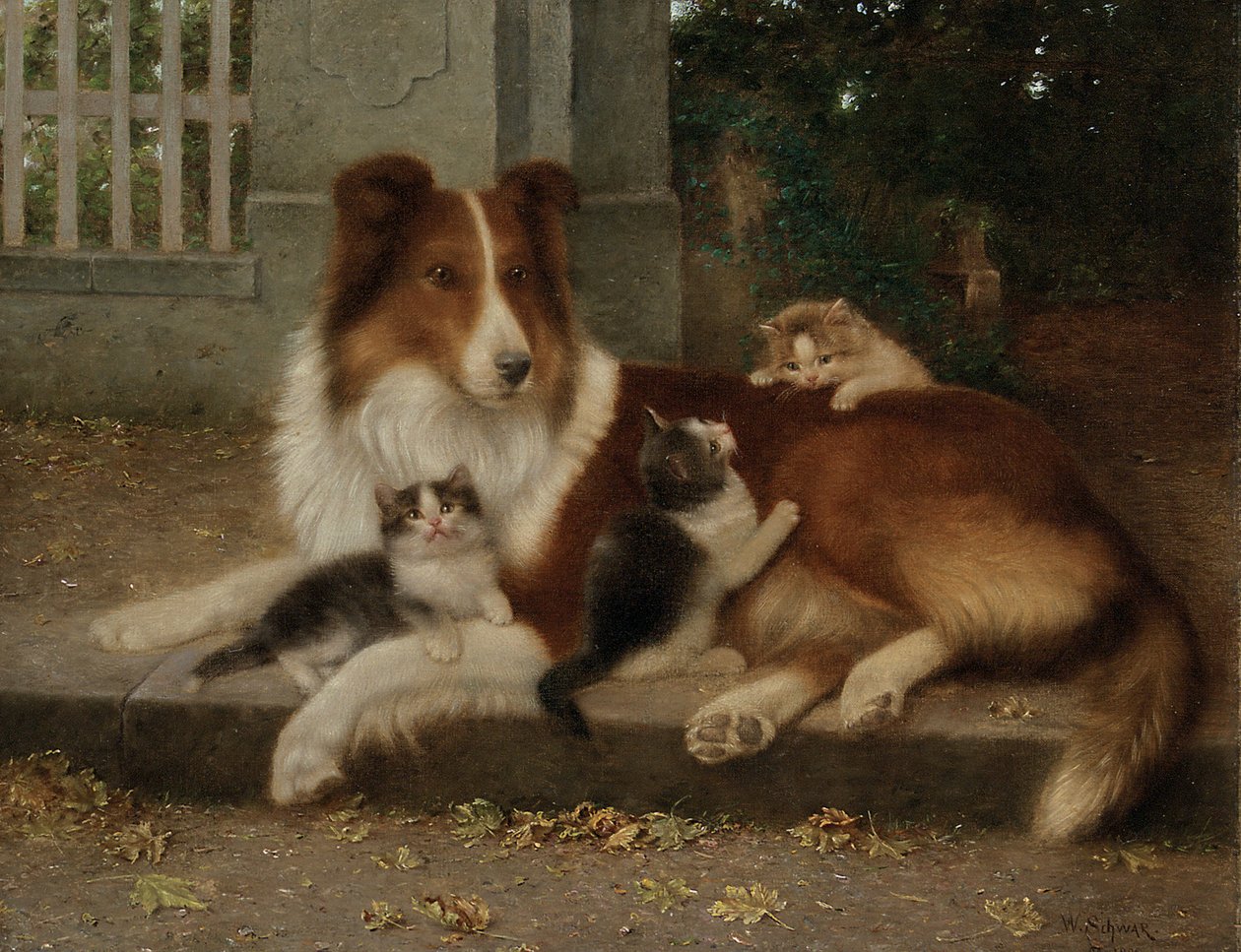 A legjobb barátok alkotó: Wilhelm Schwar