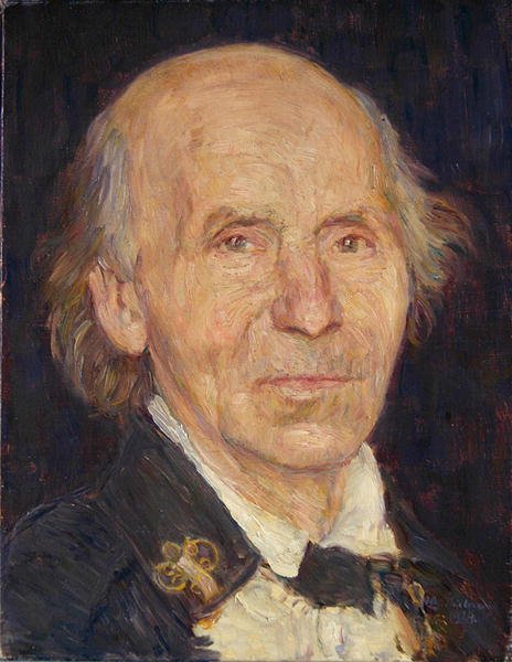 Egy schwalmi gazda portréja (olaj, vászon) alkotó: Wilhelm Thielmann
