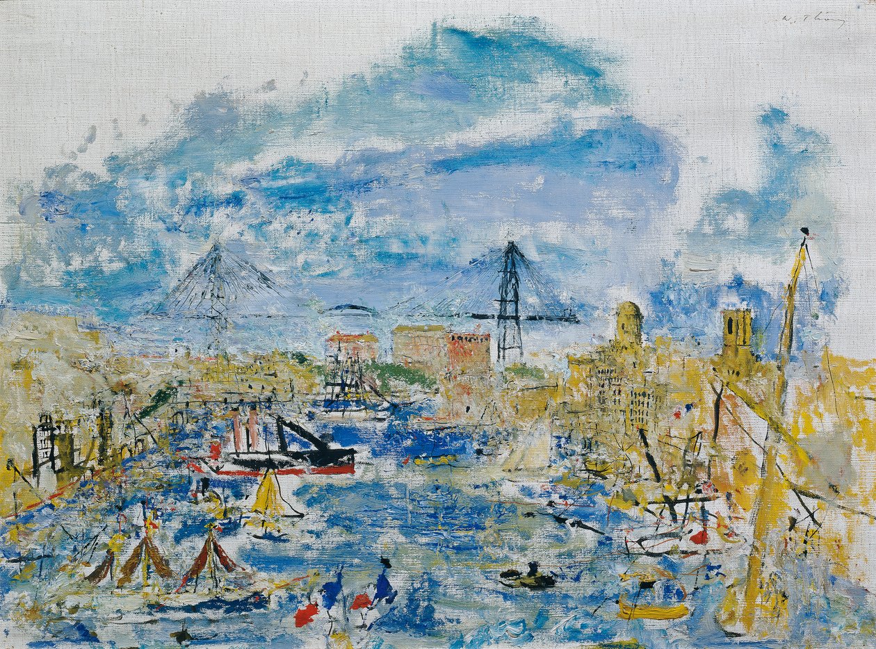 Marseille kikötője alkotó: Wilhelm Thöny
