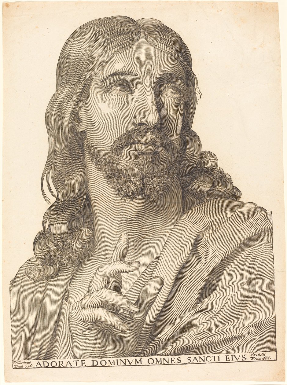 Krisztus félhosszúságban alkotó: Wilhelm Traut