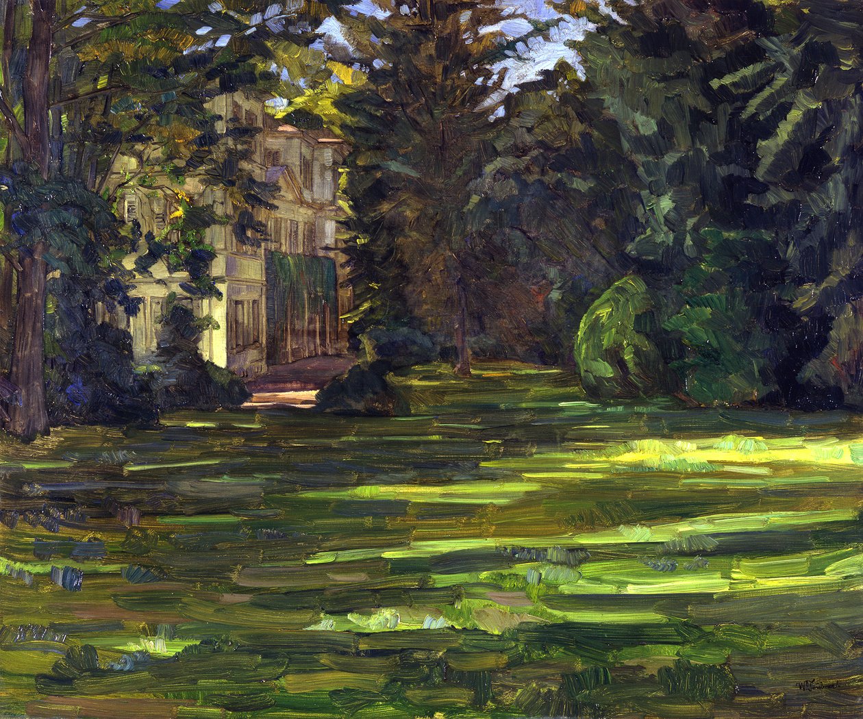 Hemsbach-kastély alkotó: Wilhelm Trübner