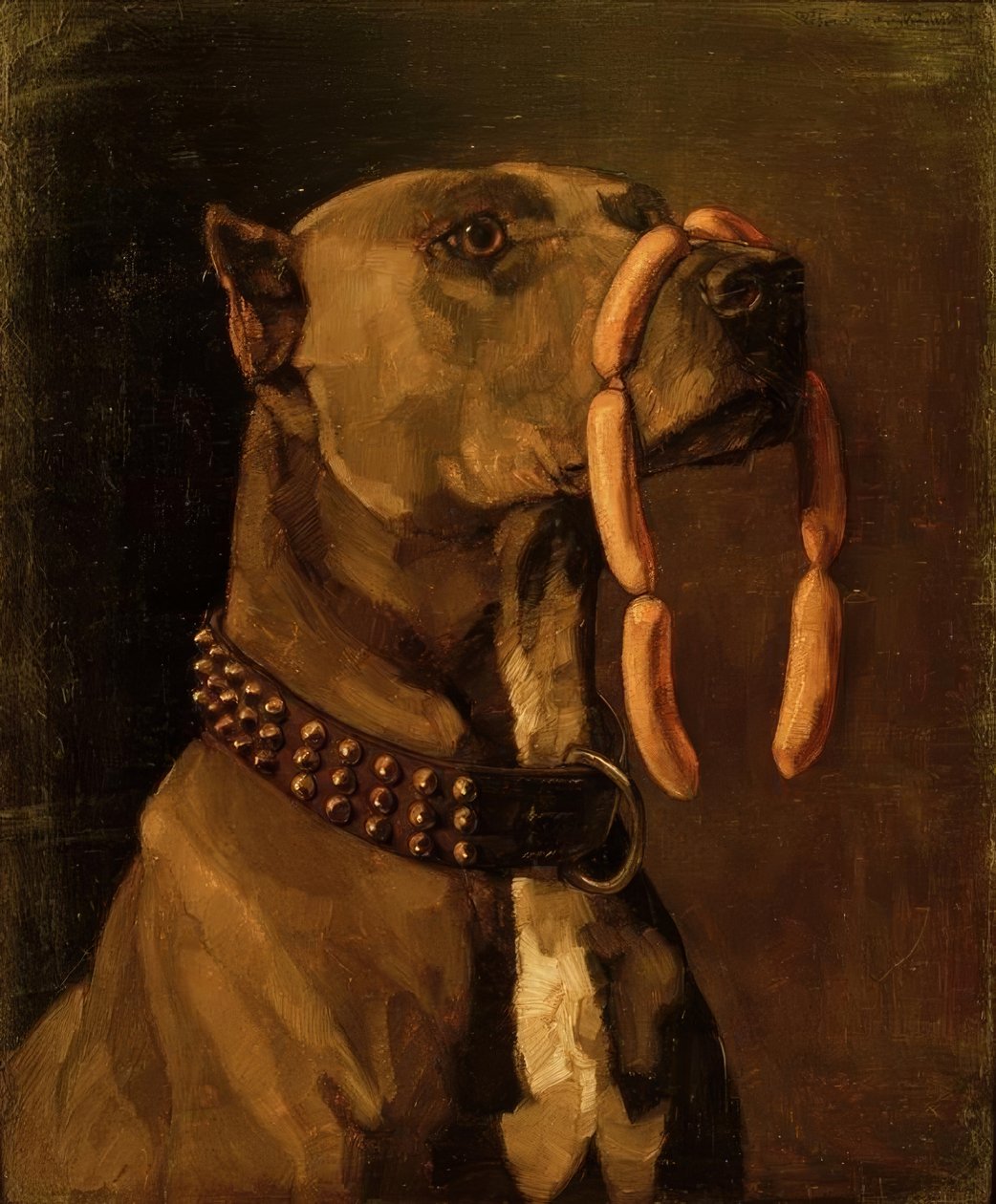 W. Trübner, kolbászos masztiff alkotó: Wilhelm Trübner
