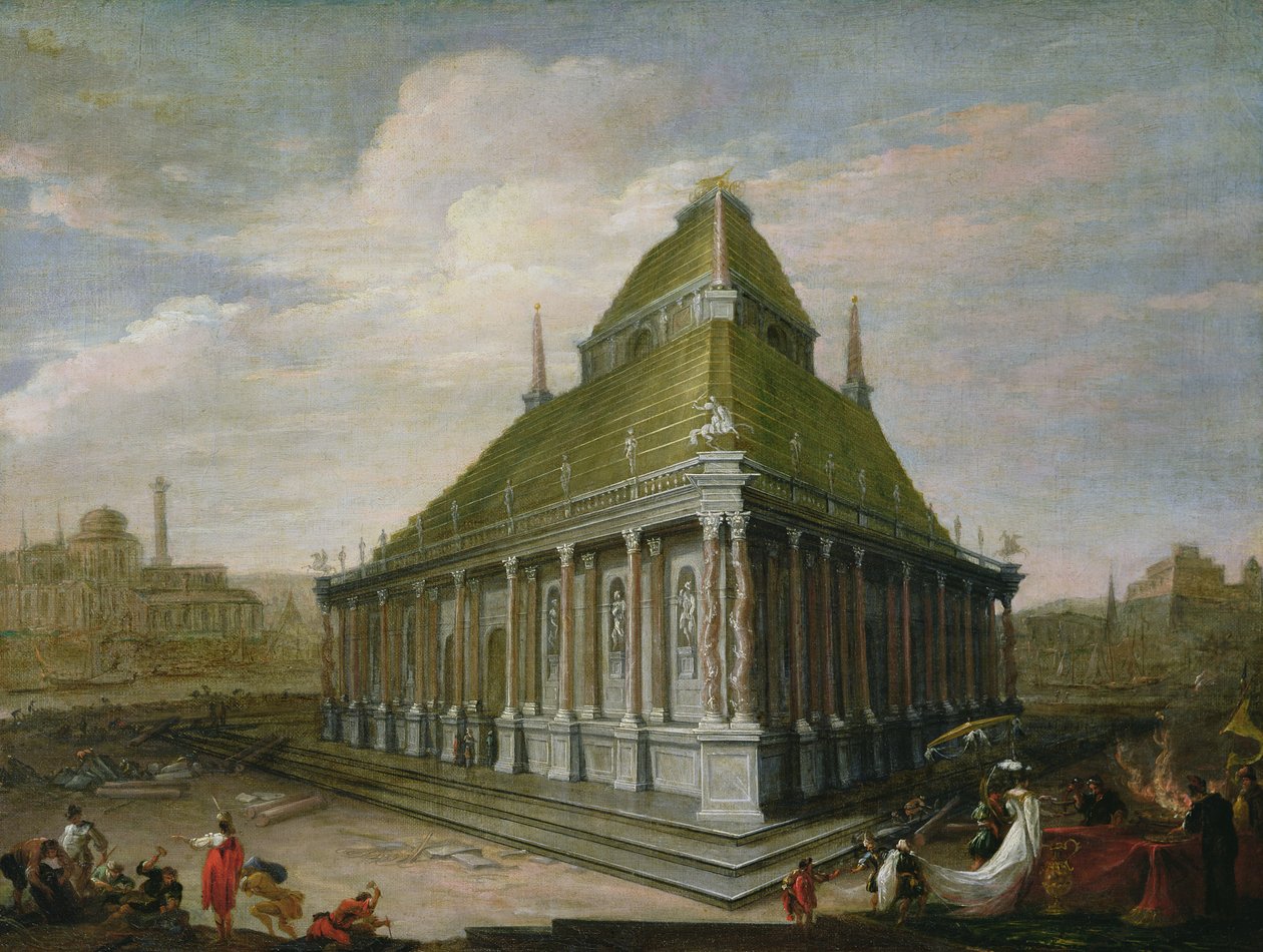 A világ hét csodája: A halicarnassus-i mauzóleum alkotó: Wilhelm van Ehrenberg