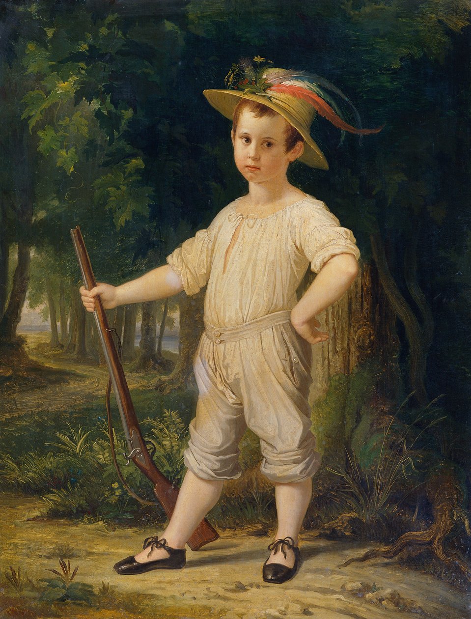 A kis gazda (A kis vadász) alkotó: Wilhelm von Kaulbach