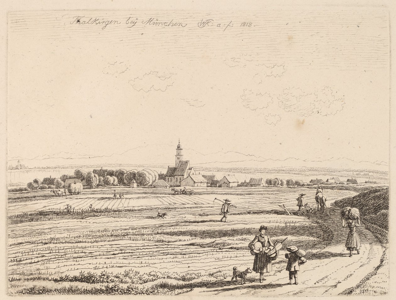 Thalkirchen alkotó: Wilhelm von Kobell