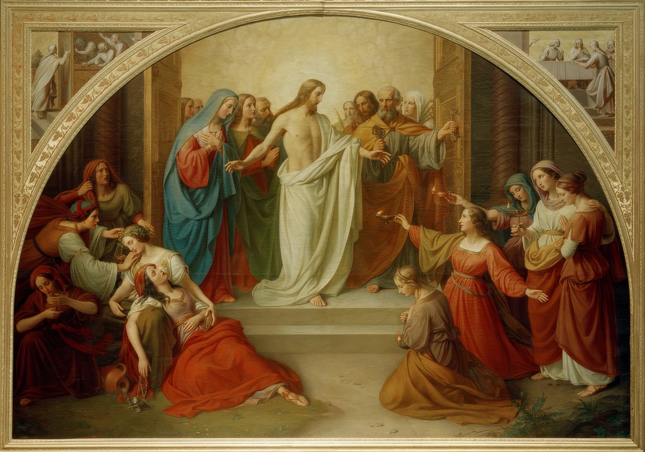 W. v. Schadow, A bölcs és ostoba szüzek alkotó: Friedrich Wilhelm von Schadow