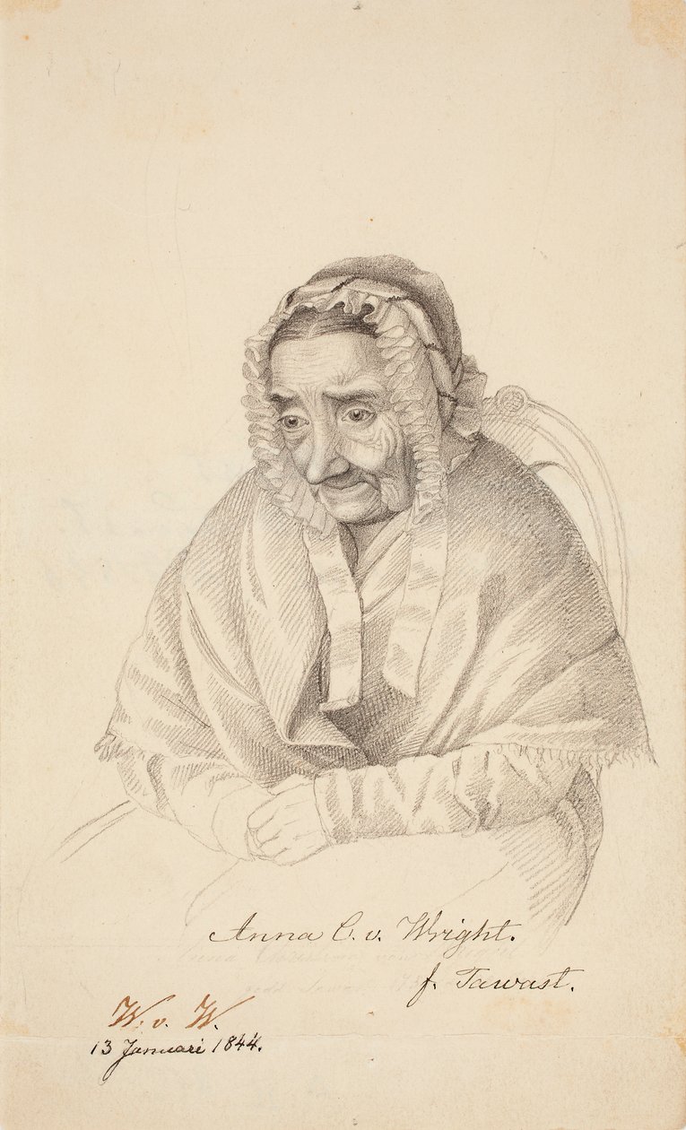 Anna Christina von Wright, a művész nagymamája alkotó: Wilhelm von Wright