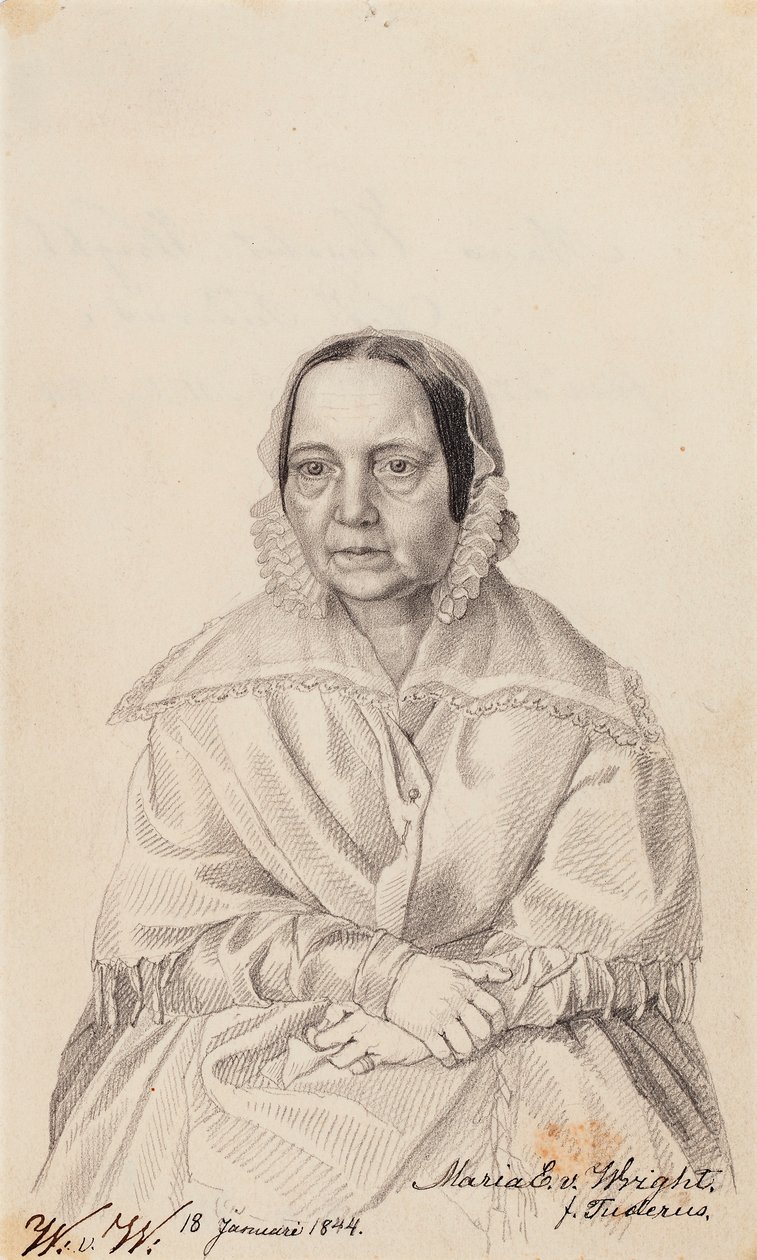 Maria Elisabeth von Wright, a művész édesanyja alkotó: Wilhelm von Wright