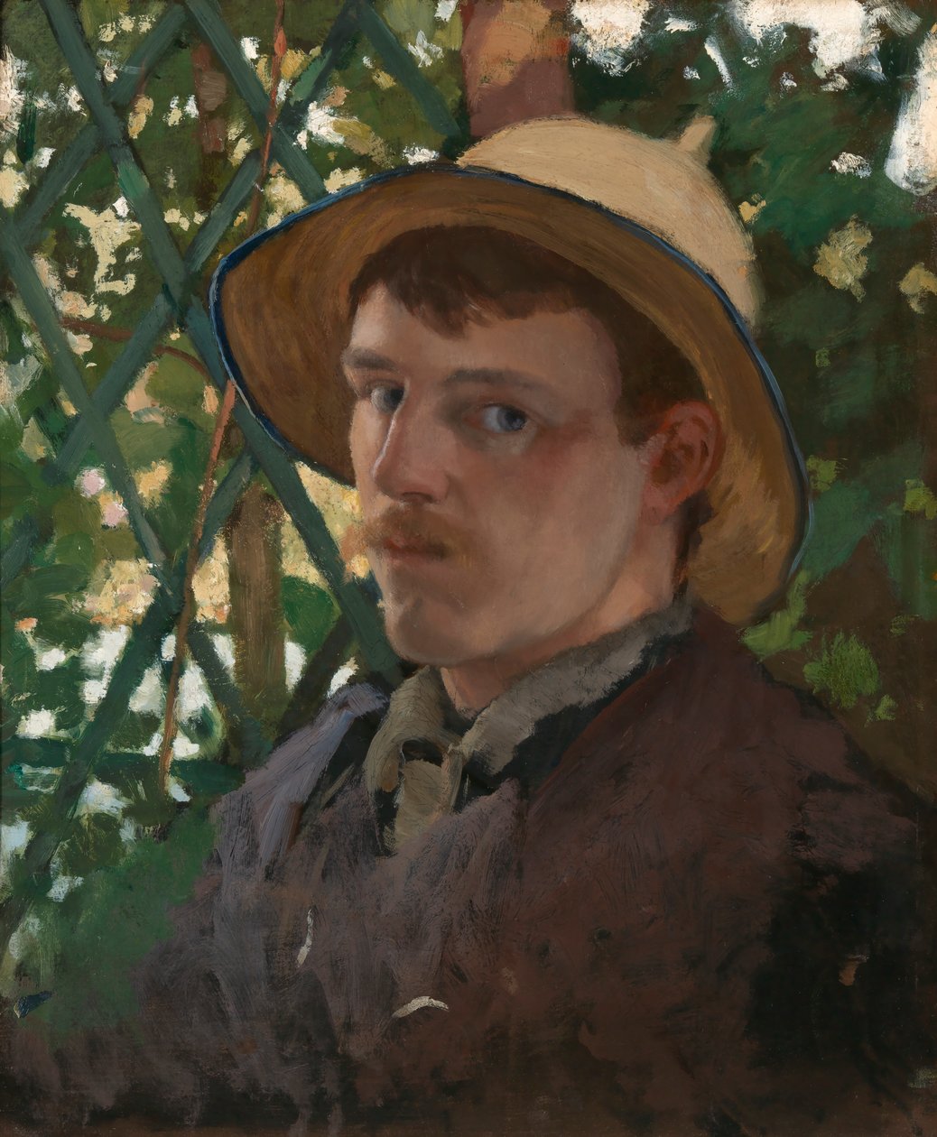 Önarckép Montignyben, 1876. alkotó: Will H. Low