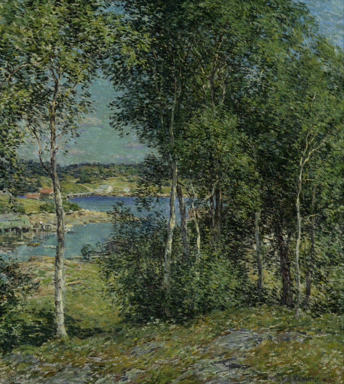 Nyírfa család alkotó: Willard Leroy Metcalf