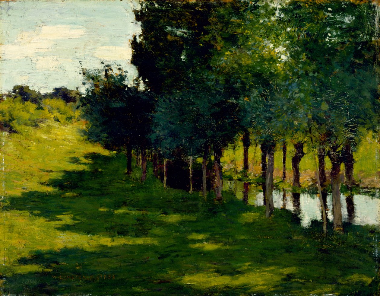 Napfény és árnyék, 1888 alkotó: Willard Leroy Metcalf