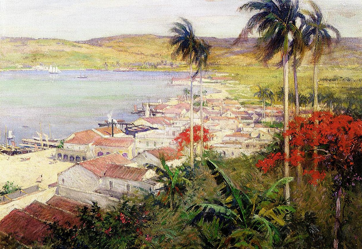 A partraszállás, 1904 alkotó: Willard Leroy Metcalf