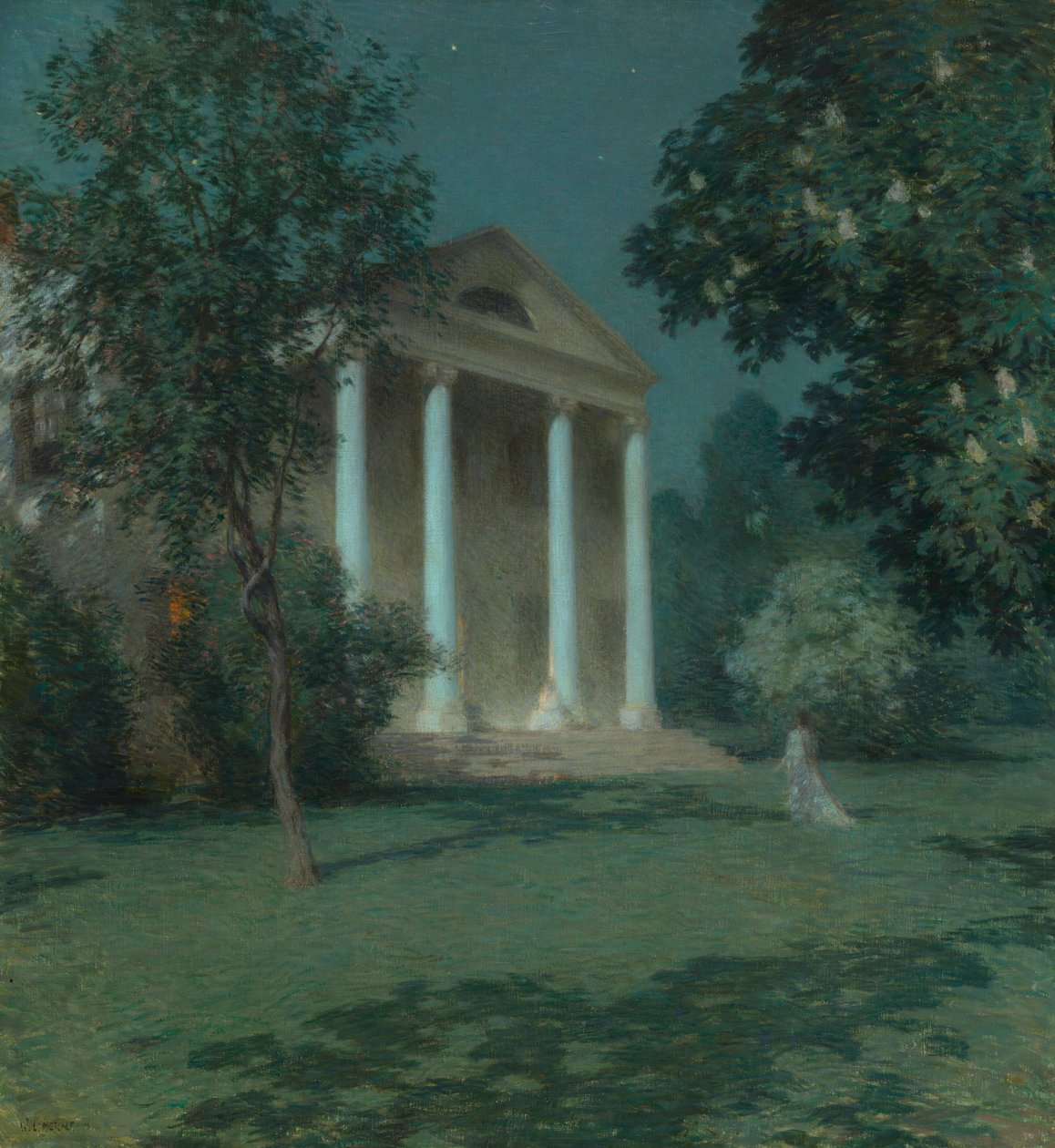 Május éjszaka alkotó: Willard Leroy Metcalf