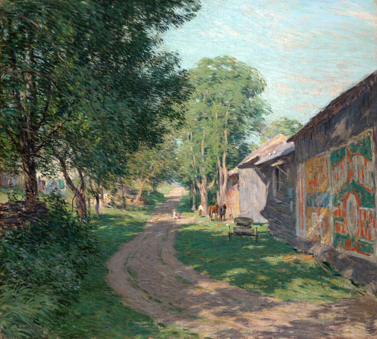 Midsummer Shadows alkotó: Willard Leroy Metcalf