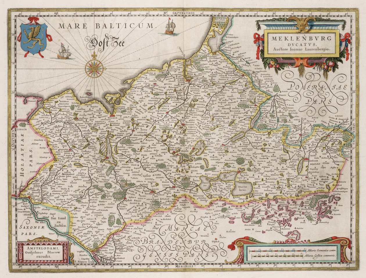 Mecklenburgi hercegség alkotó: Willem Janszoon Blaeu