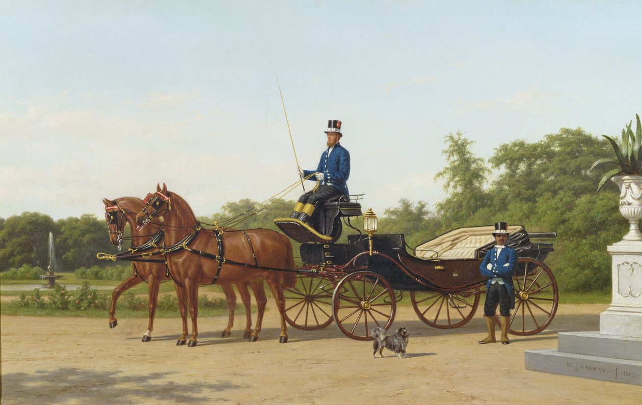 A váró kocsi, 1865 alkotó: Willem Carel Nakken