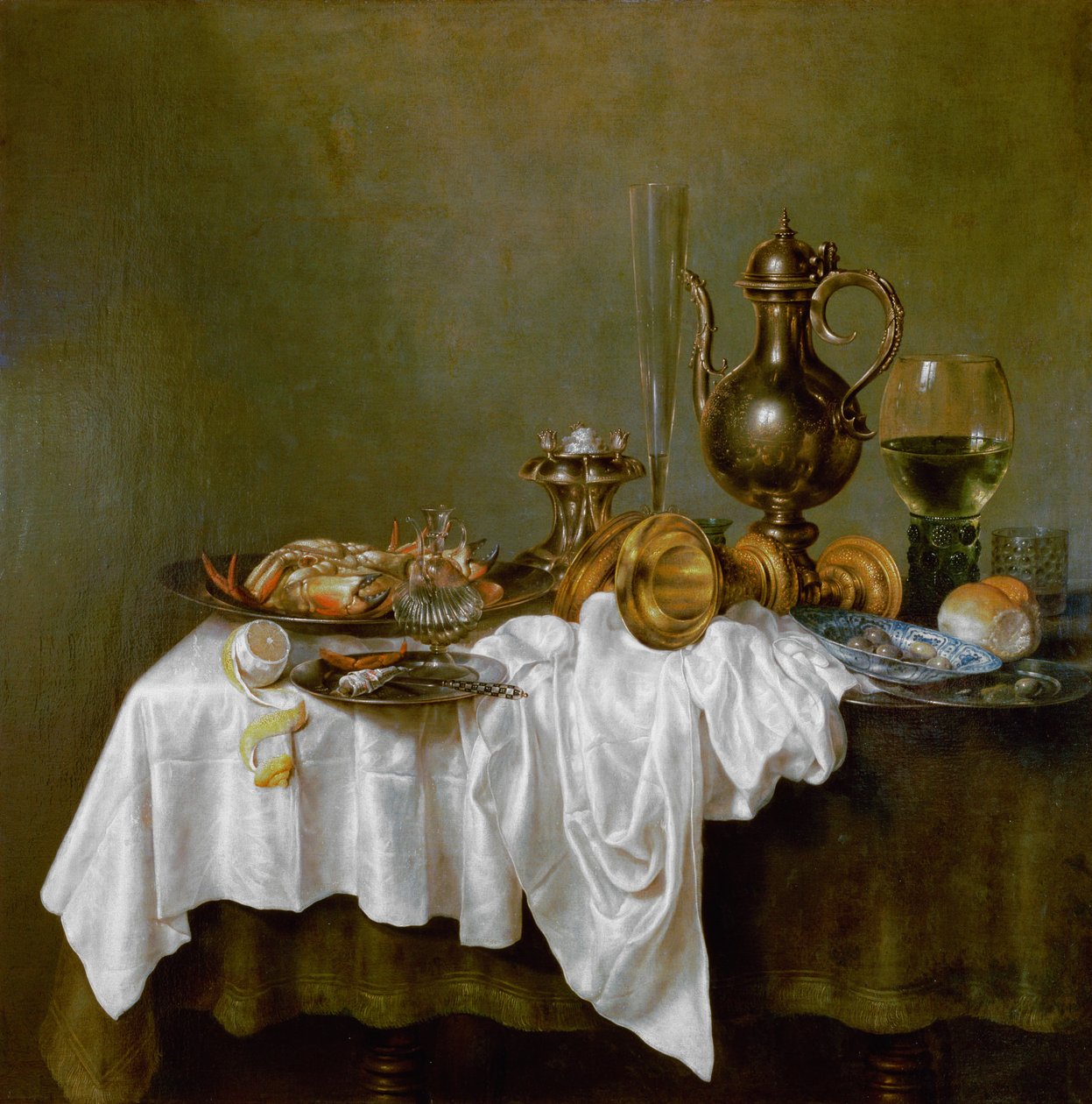 reggeli csendélet rákgal alkotó: Willem Claesz. Heda