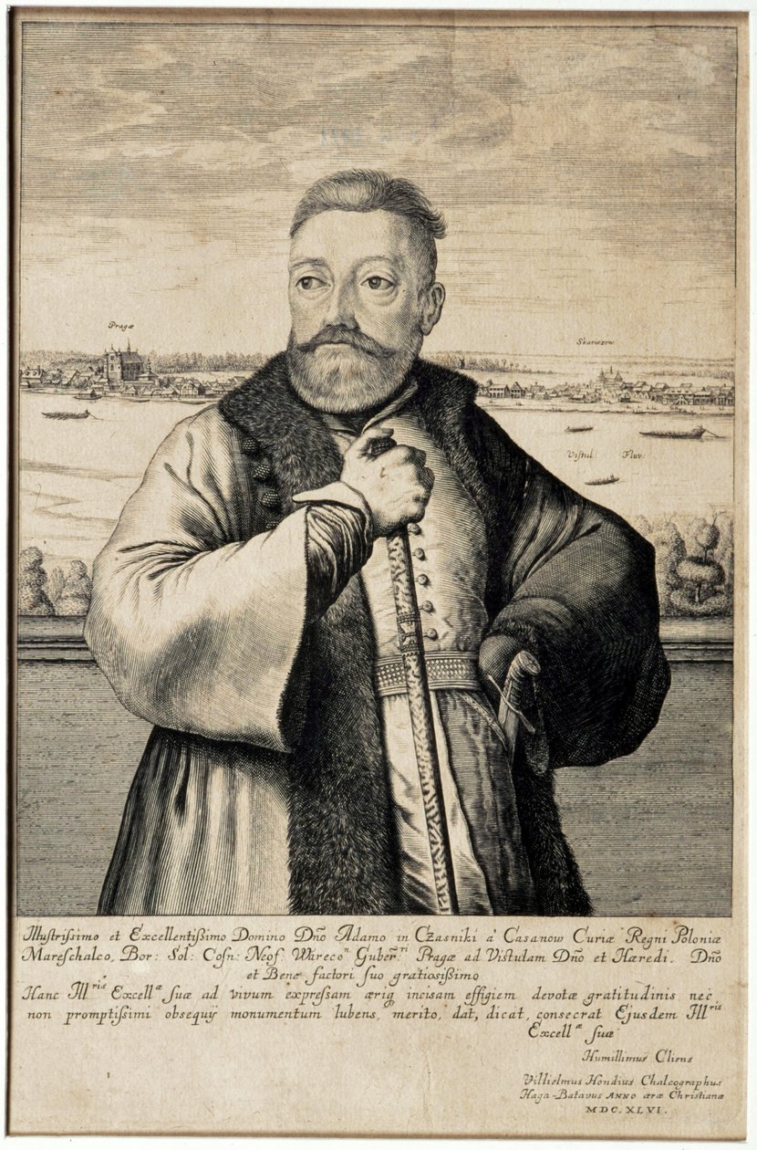 Kazanowski Ádám portréja Praga és Skaryszew ellen alkotó: Willem Hondius