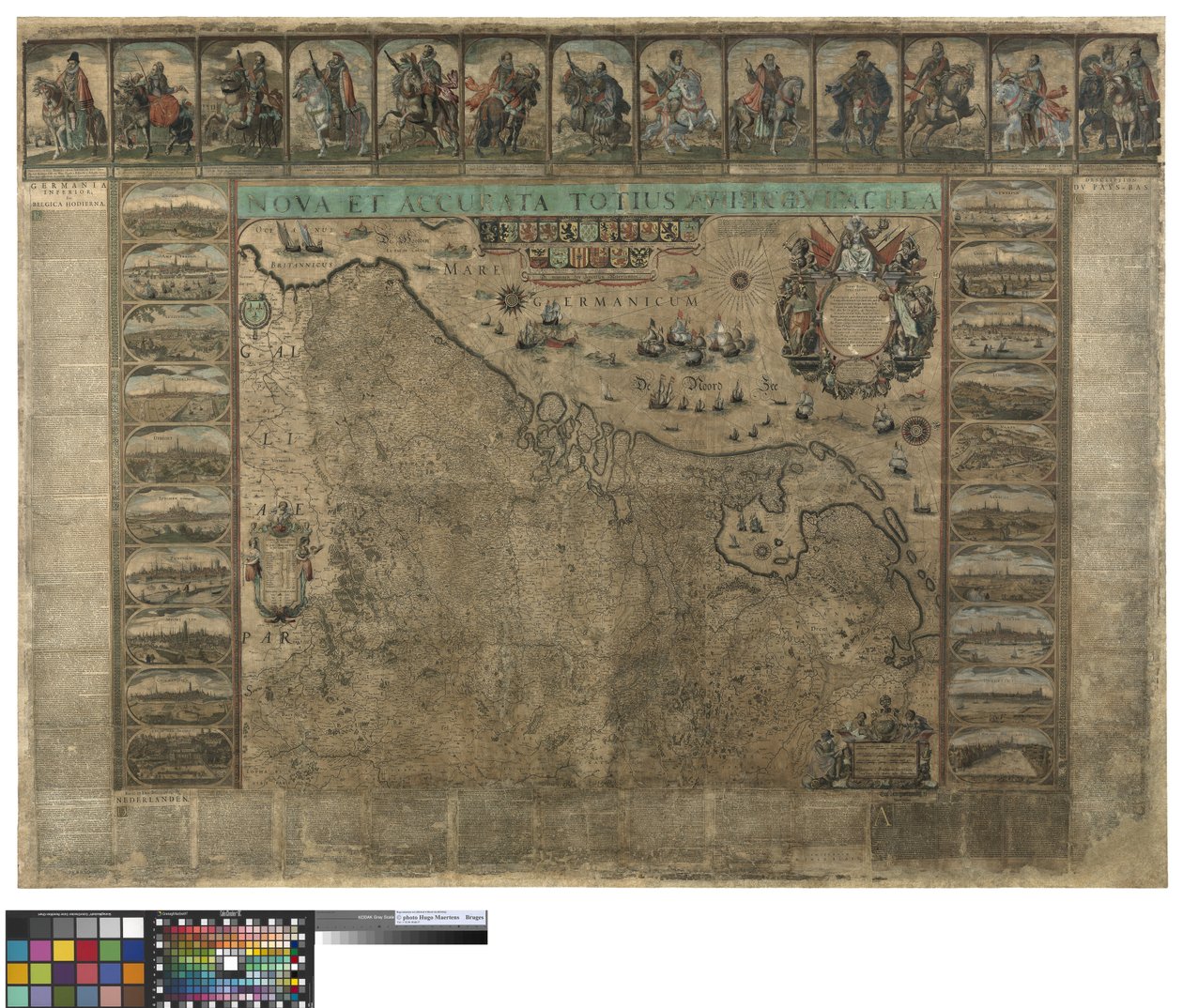 Hollandia falitérképe, Willem Blaeu alkotó: Willem Janszoon Blaeu