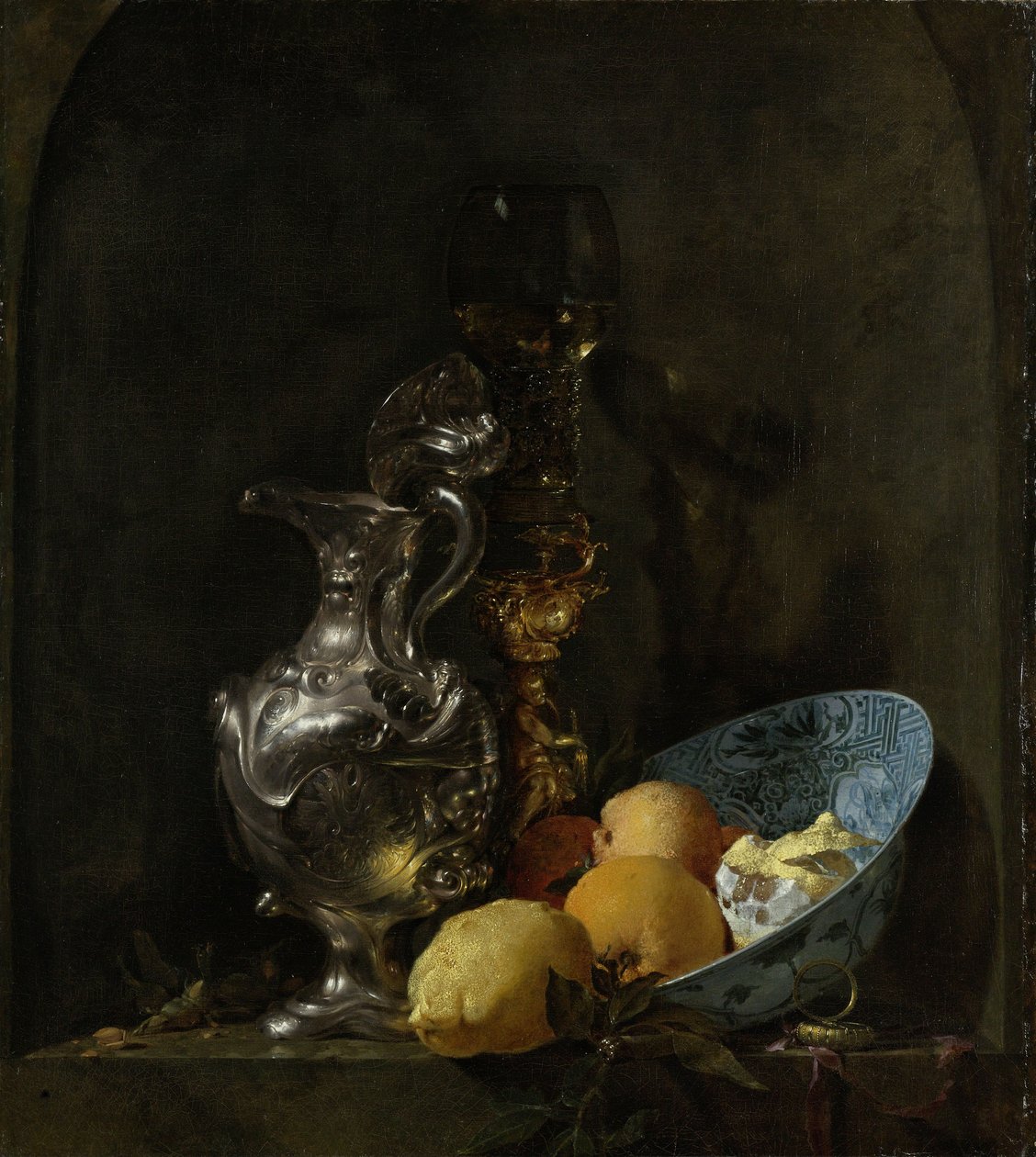 Csendélet ezüstjuhral, 1655-60 körül alkotó: Willem Kalf