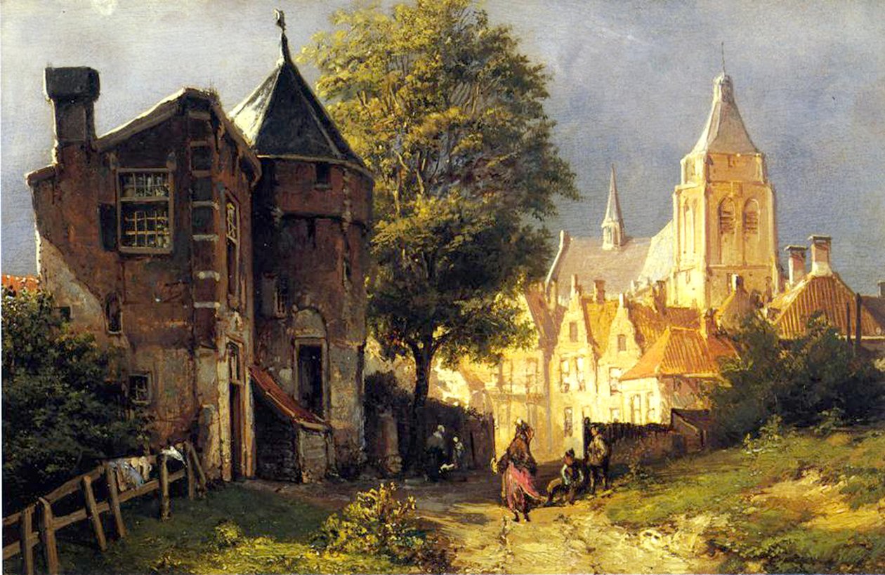 Amszterdam alkotó: Willem Koekkoek