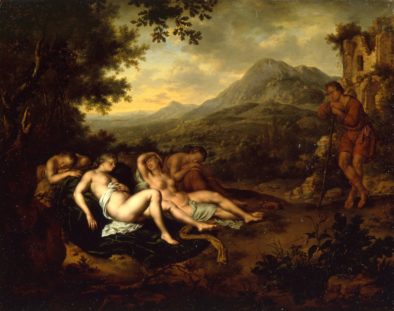 Cimon és Iphigenia Panel alkotó: Willem Van Mieris