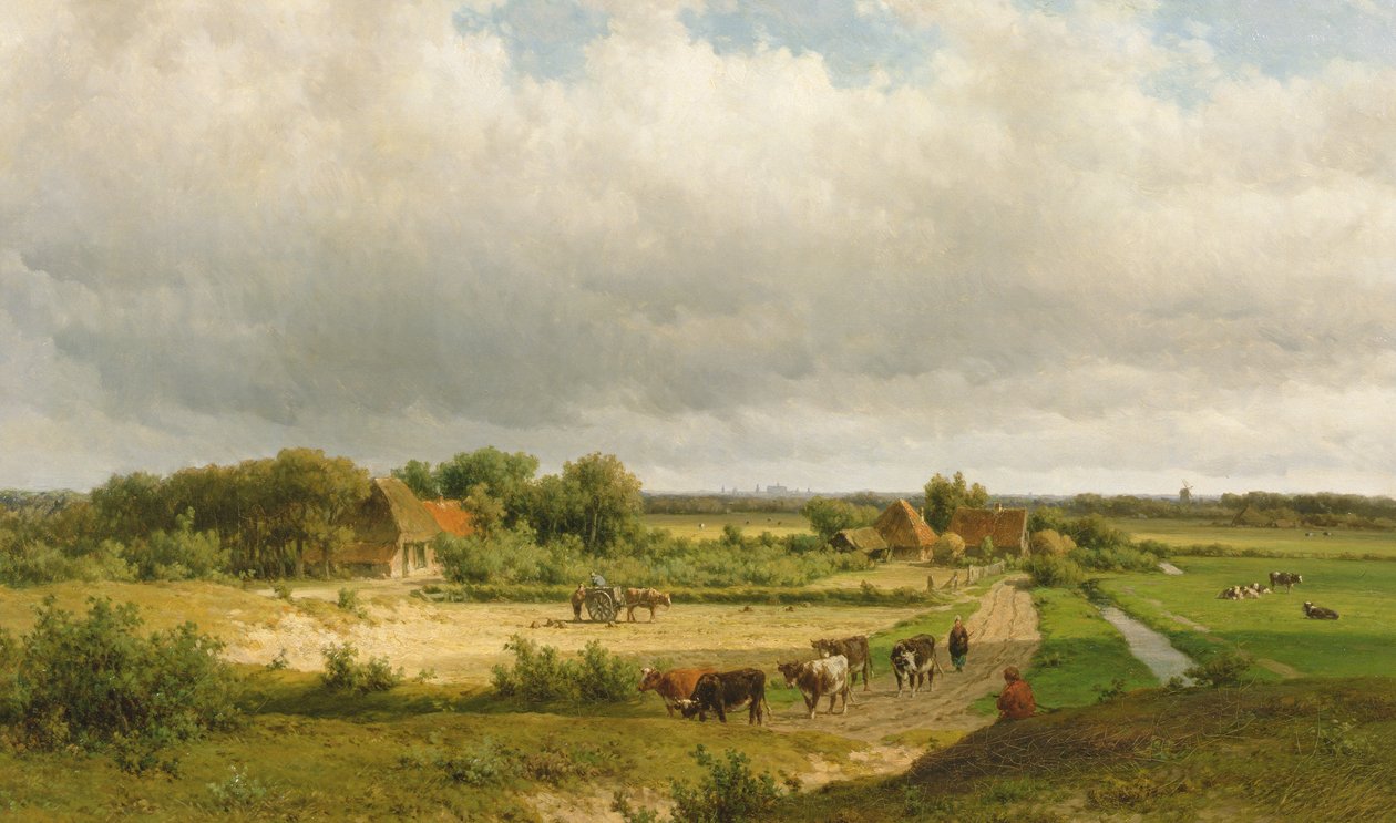 Kiterjedt holland táj alkotó: Willem Vester