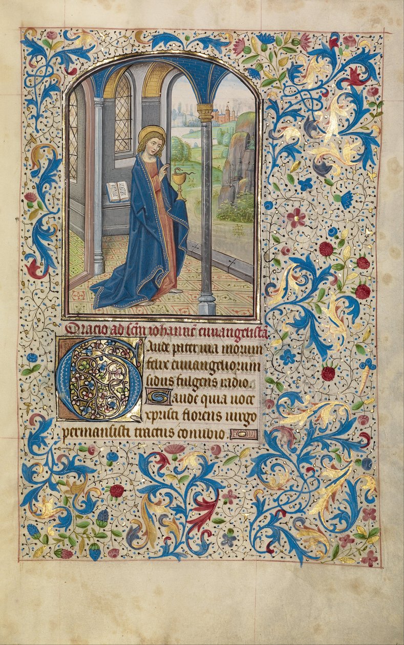 Szent János evangélista alkotó: Willem Vrelant