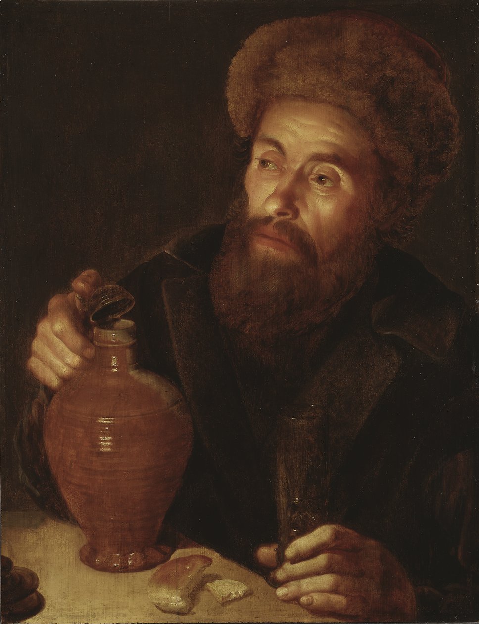 Öreg ember kancsóval alkotó: Willem van der Vliet