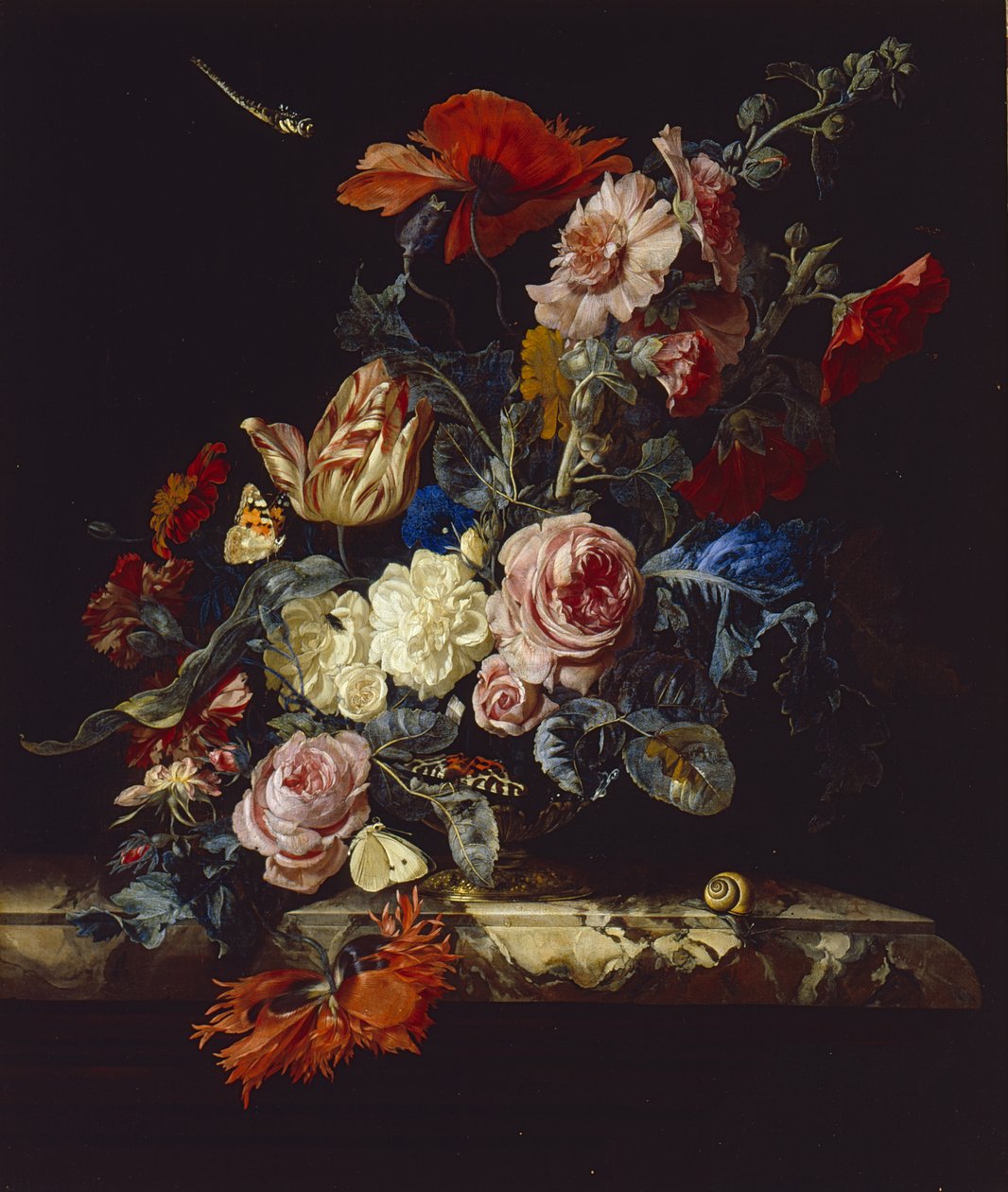 Egy váza virágokkal, 1663 alkotó: Willem van Aelst