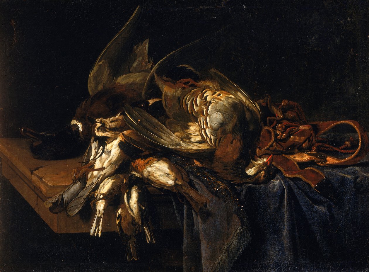 Csendélet játékkal alkotó: Willem van Aelst