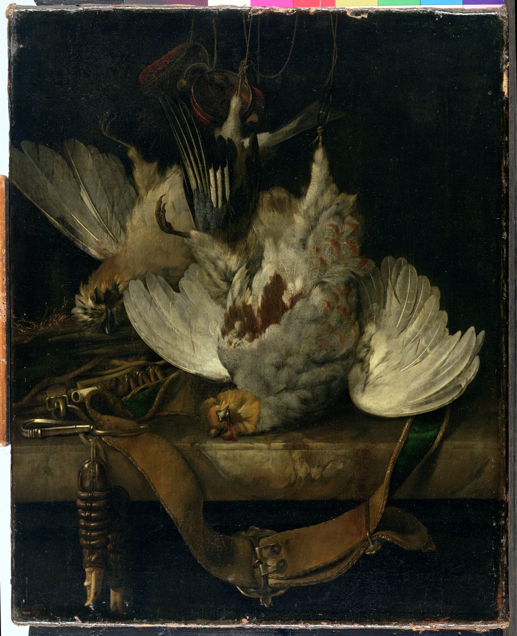 A táska, 1679 alkotó: Willem van Aelst